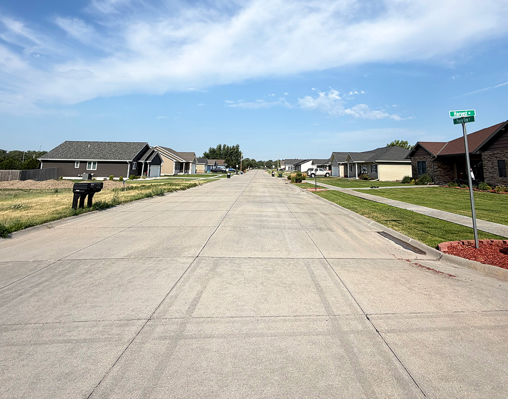 street view from within subdivision